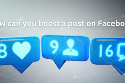 How can you boost a post on Facebook?